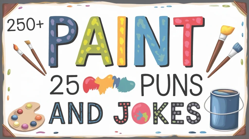 paint puns and jokes