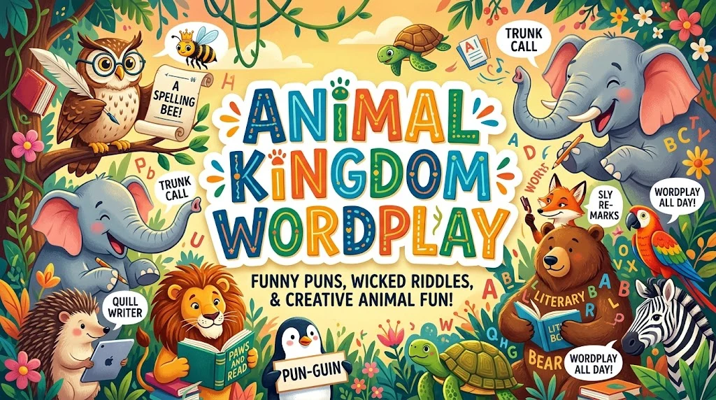 Animal Kingdom Wordplay