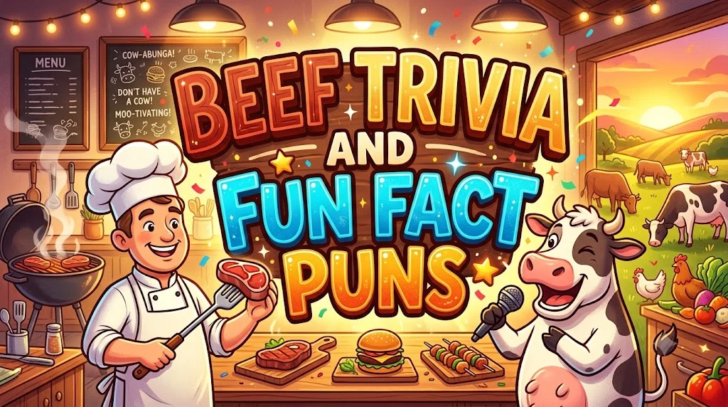 Beef Trivia and Fun Fact Puns