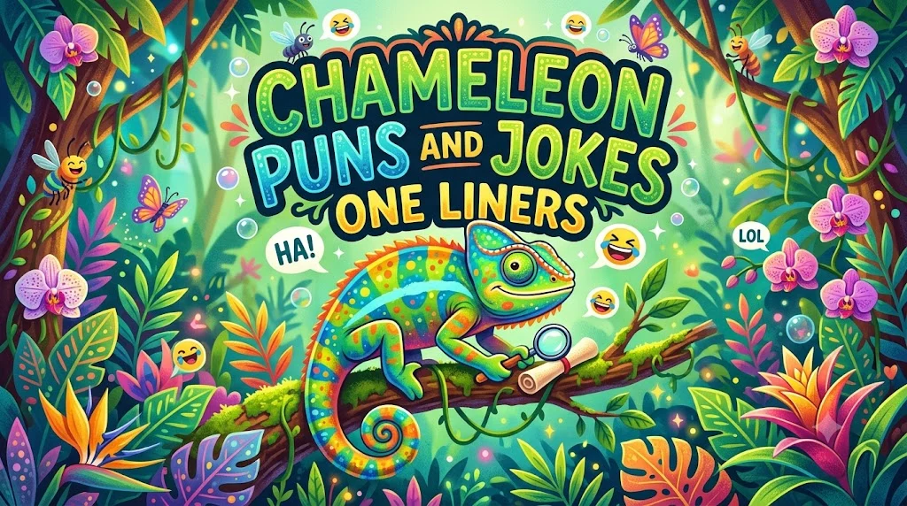 Chameleon Puns and Jokes One Liners