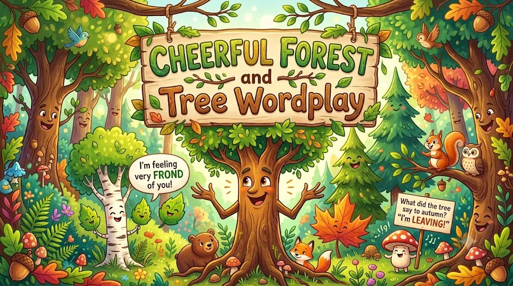 Cheerful Forest and Tree Wordplay