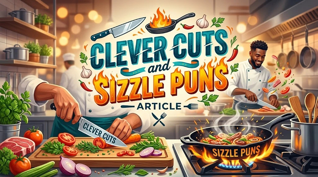 Clever Cuts and Sizzle Puns