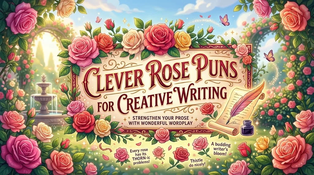 Clever Rose Puns for Creative Writing