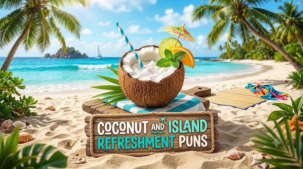 Coconut and Island Refreshment Puns
