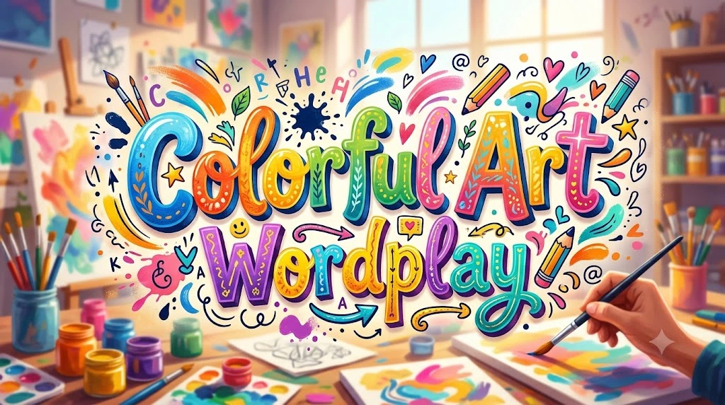 Colorful Art Wordplay