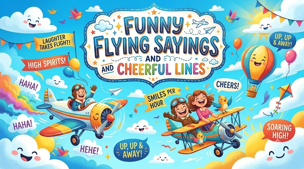 Funny Flying Sayings and Cheerful Lines