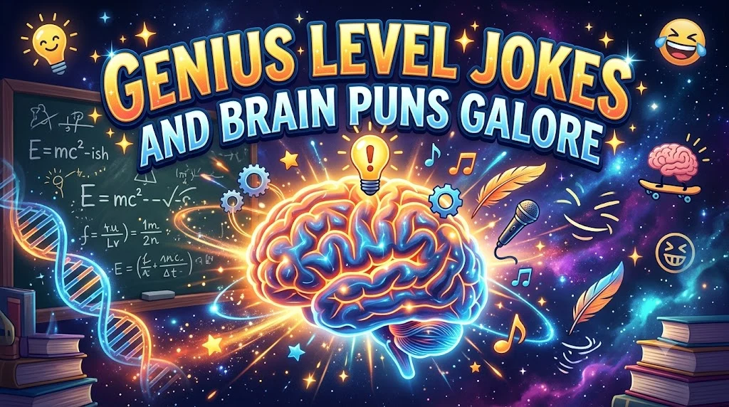 Genius Level Jokes and Brain Puns Galore