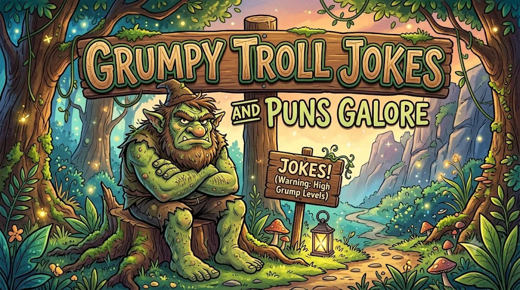Grumpy Troll Jokes and Puns Galore
