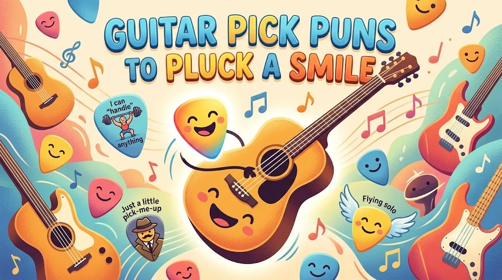 Guitar Pick Puns To Pluck A Smile