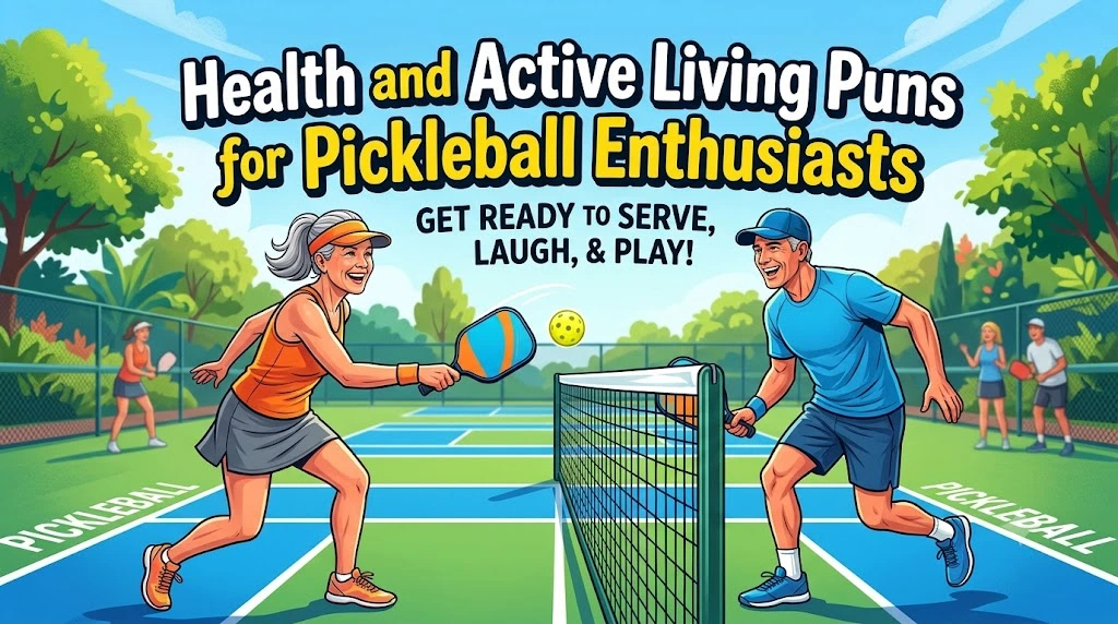 Health and Active Living Puns for Pickleball Enthusiasts