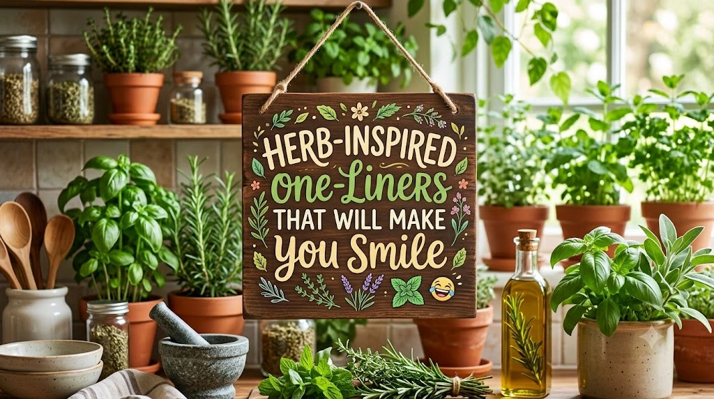 Herb-Inspired One-Liners That Will Make You Smile