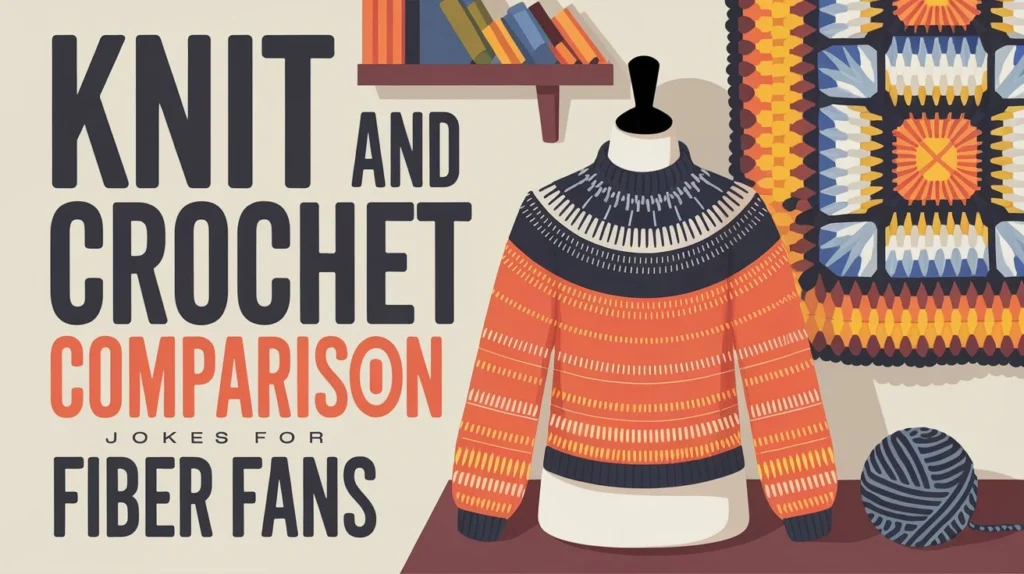 Knit and Crochet Comparison Jokes for Fiber Fans