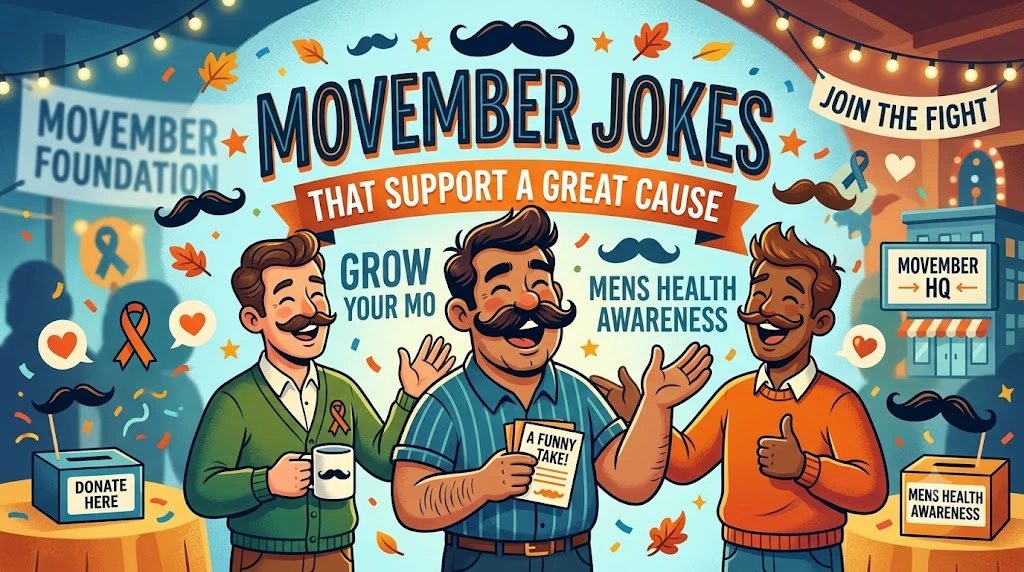 Movember Jokes That Support a Great Cause