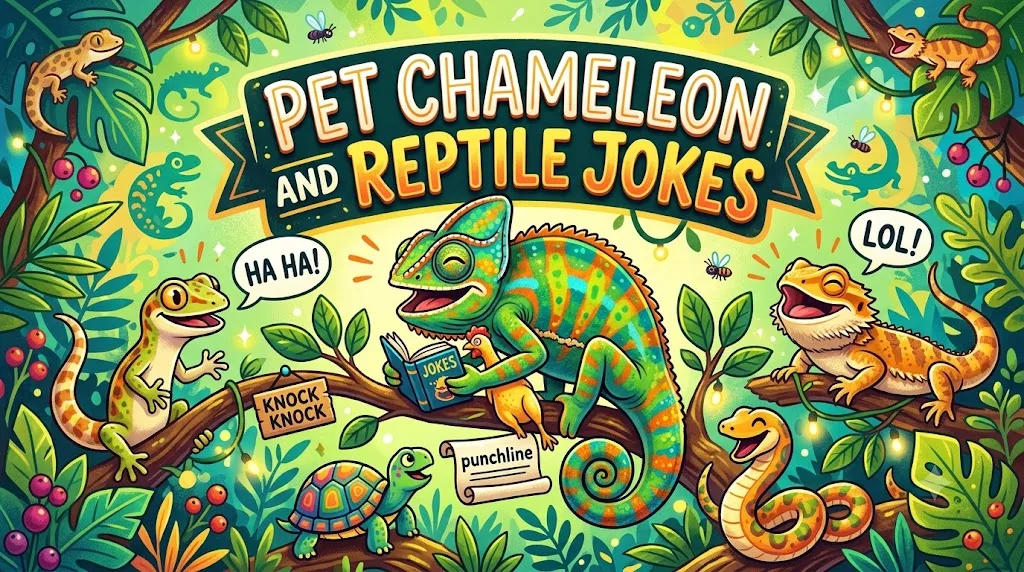 Pet Chameleon and Reptile Jokes