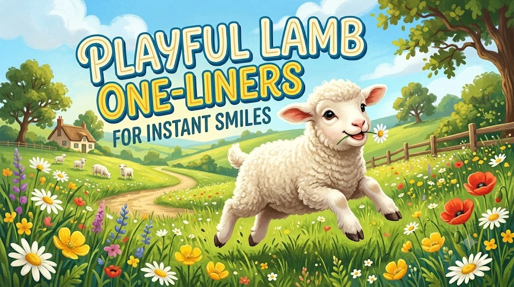 Playful Lamb One Liners for Instant Smiles
