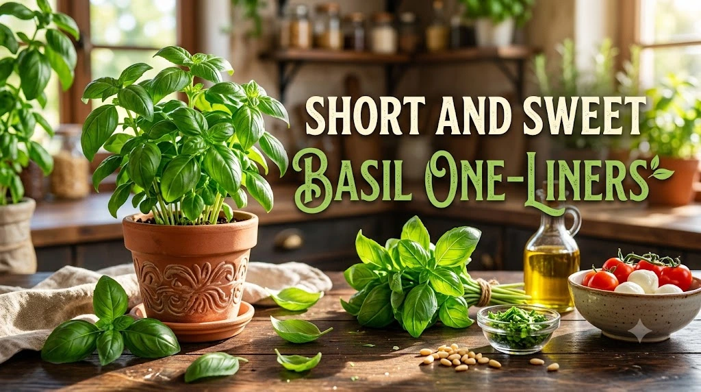 Short and Sweet Basil One-Liners