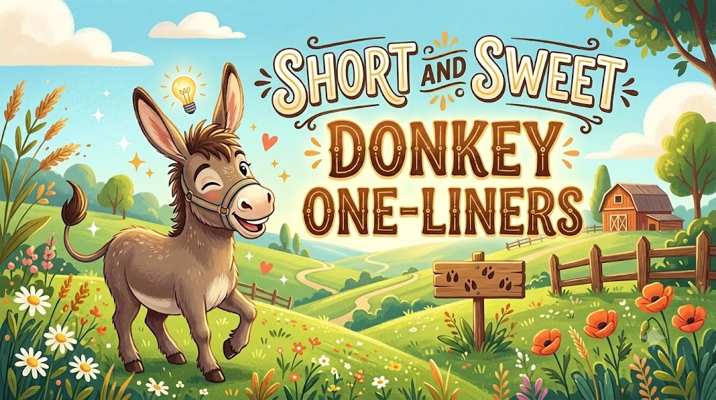 Short and Sweet Donkey One-Liners