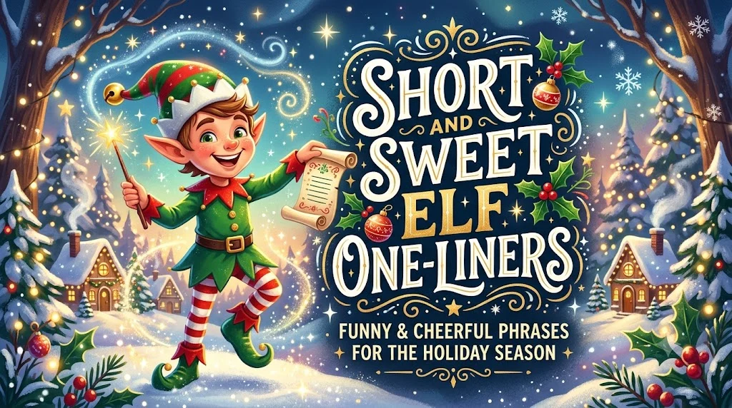 Short and Sweet Elf One-Liners