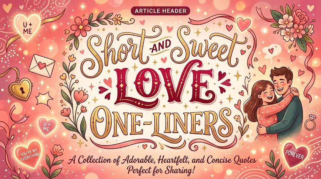 Short and Sweet Love One-Liners