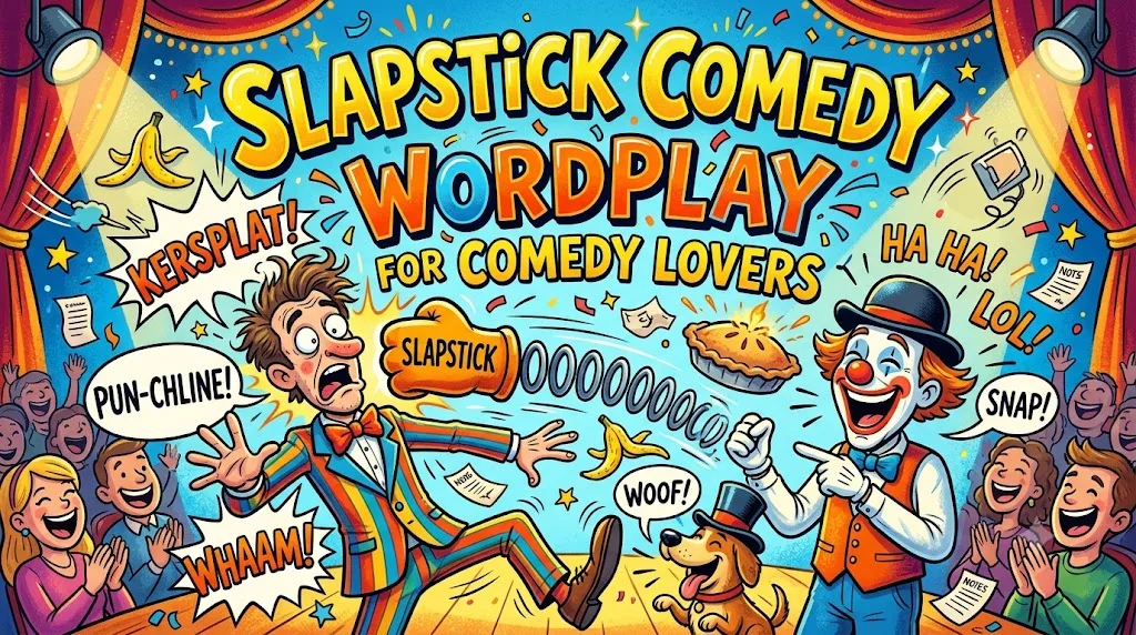 Slapstick Comedy Wordplay for Comedy Lovers