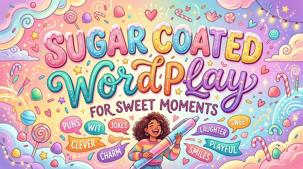 Sugar Coated Wordplay for Sweet Moments