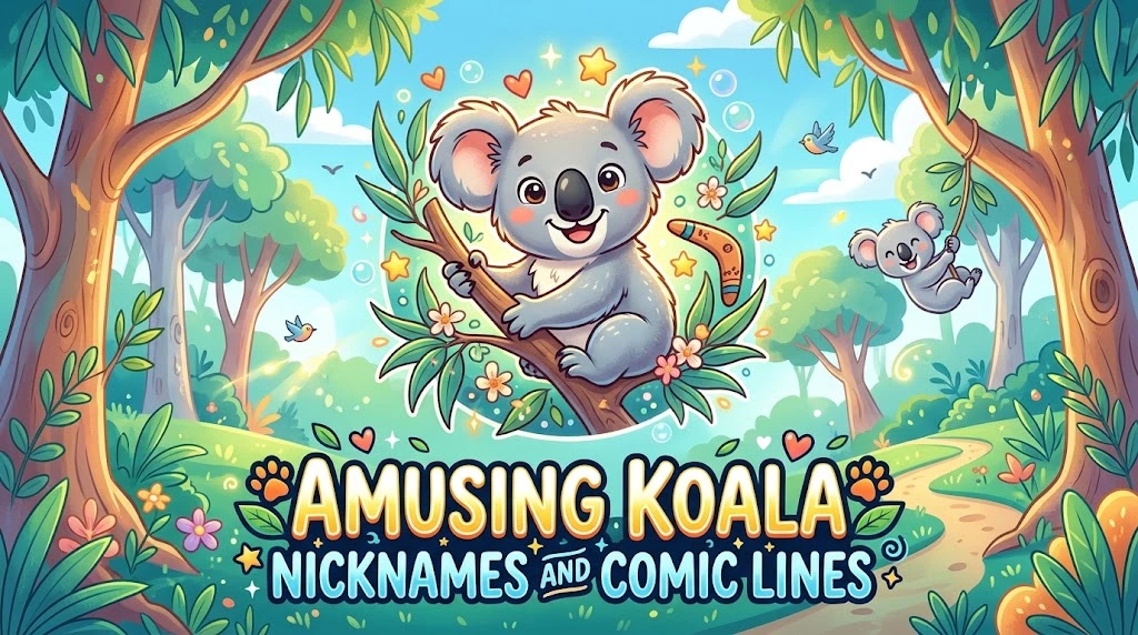 Amusing Koala Nicknames And Comic Lines