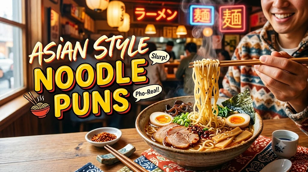 Asian Style Noodle Puns