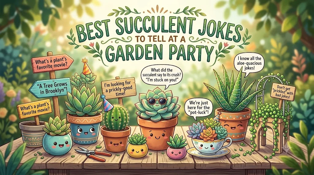 Best Succulent Jokes to Tell at a Garden Party