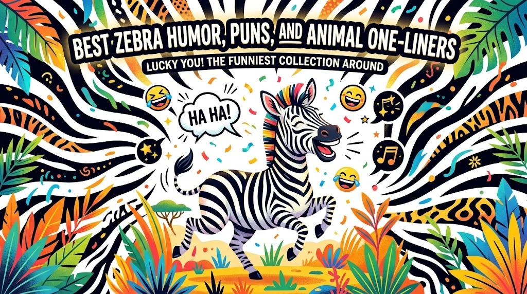 Best Zebra Humor, Puns, and Animal One-Liners
