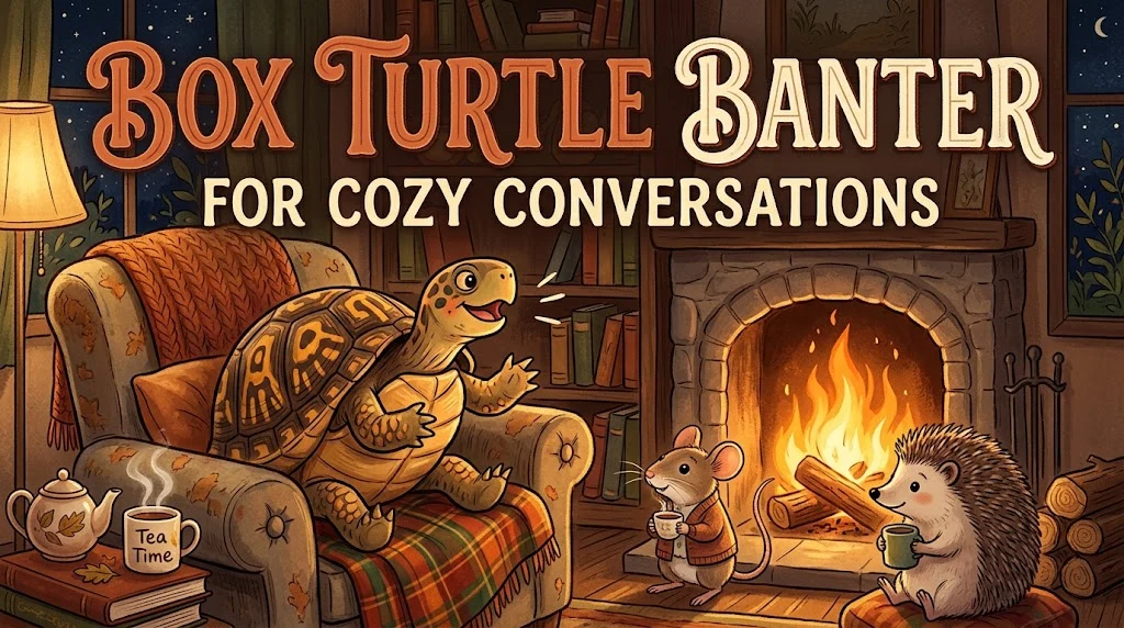 Box Turtle Banter For Cozy Conversations