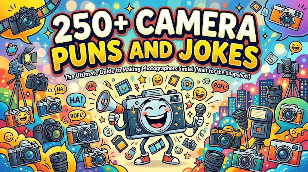 Camera Puns And Jokes