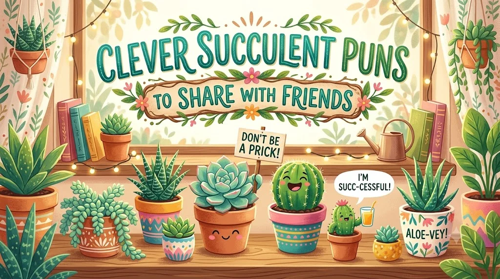 Clever Succulent Puns to Share with Friends
