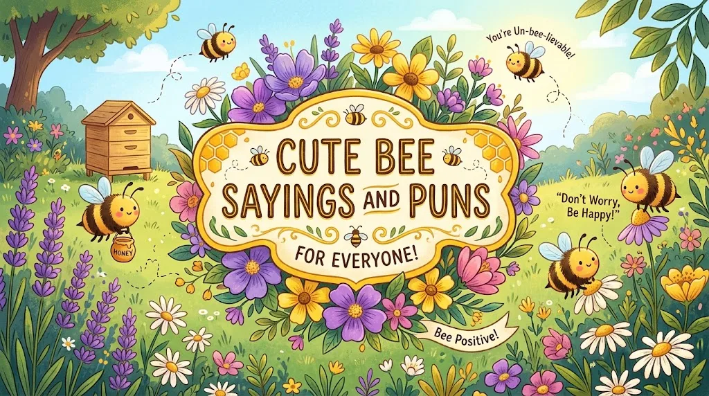 Cute Bee Sayings and Puns
