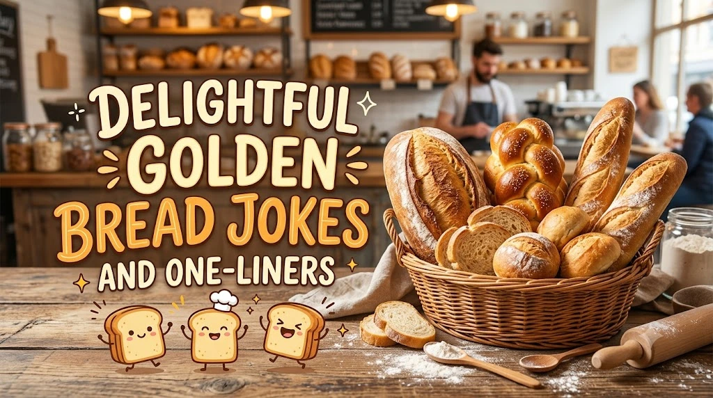 Delightful Golden Bread Jokes and One-Liners