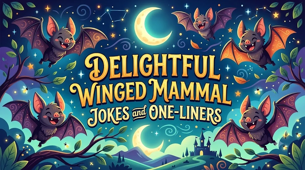 Delightful Winged Mammal Jokes and One-Liners