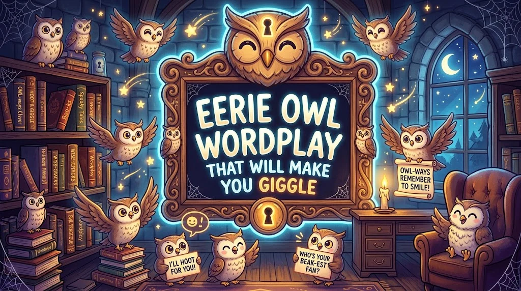 Eerie Owl Wordplay That Will Make You Giggle