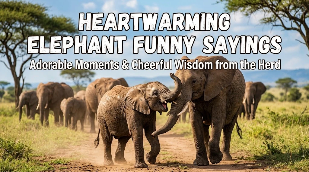 Heartwarming Elephant Funny Sayings