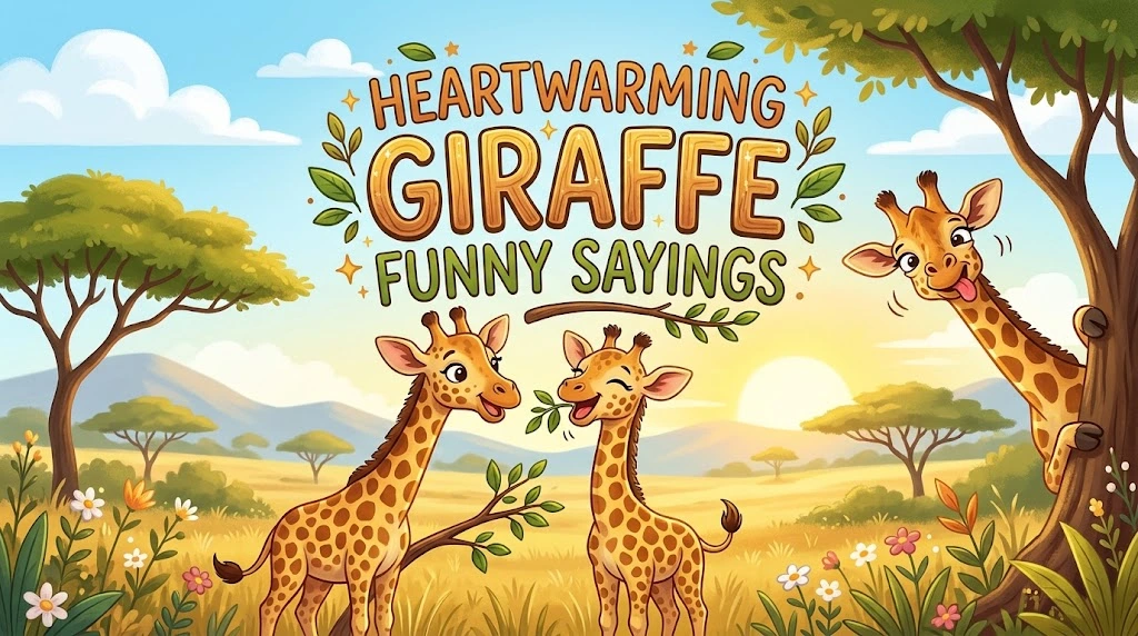Heartwarming Giraffe Funny Sayings