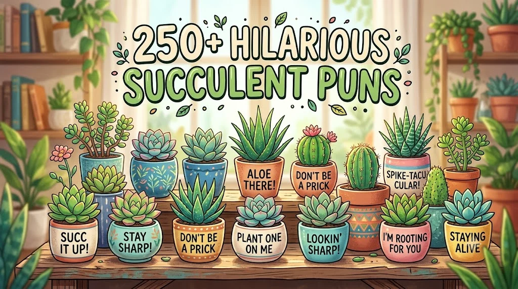 Hilarious Succulent Puns
