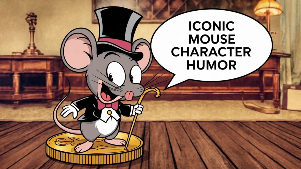 Iconic Mouse Character Humor