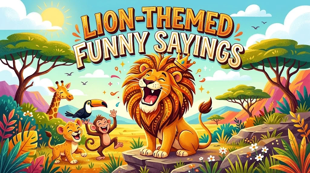 Lion-Themed Funny Sayings