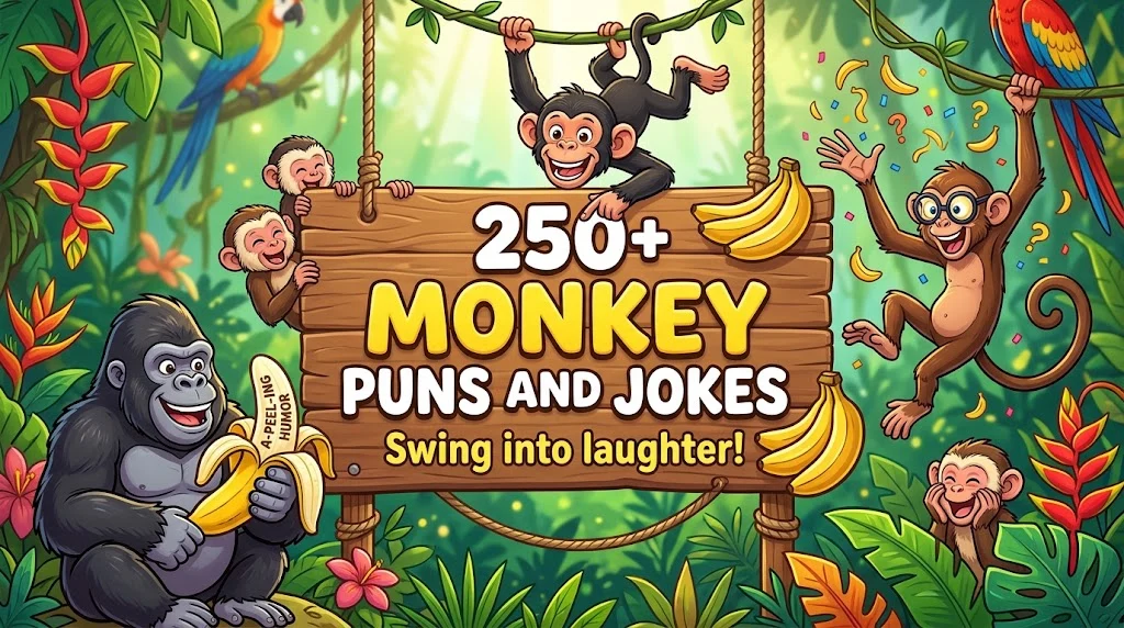 Monkey Puns and Jokes