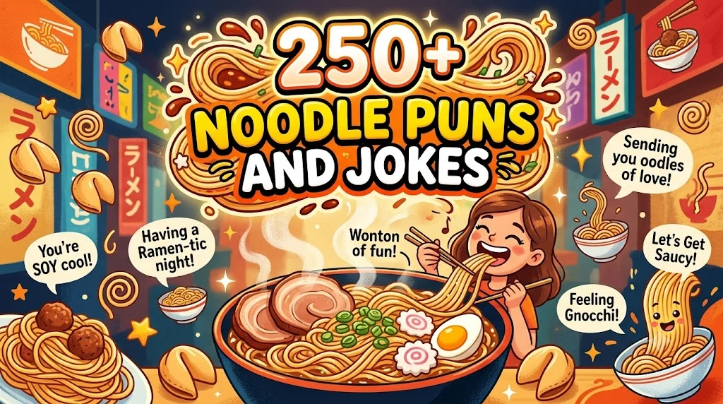 Noodle Puns And Jokes