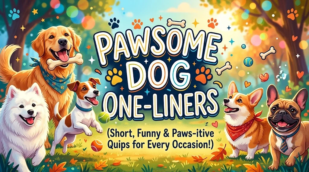 Pawsome Dog One-Liners