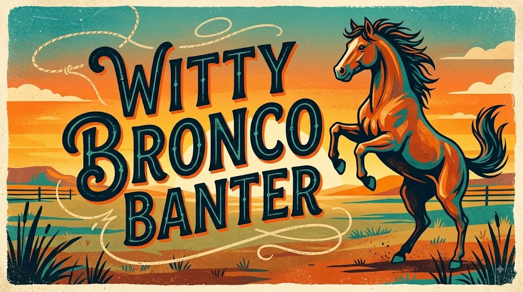 Witty Bronco Banter
