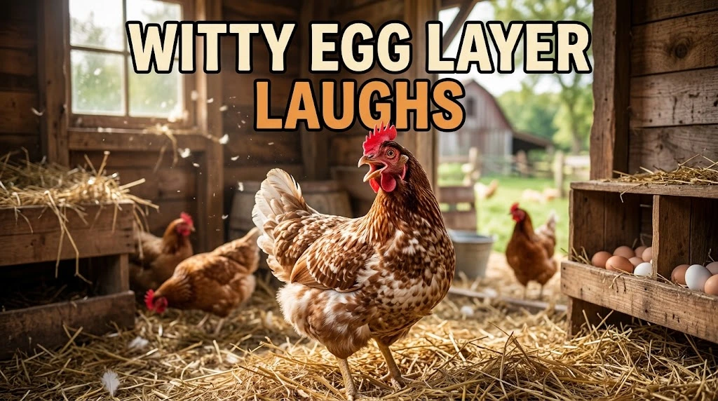 Witty Egg Layer Laughs