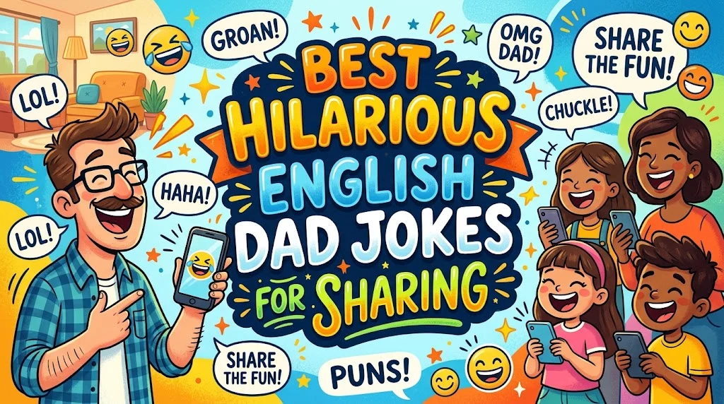 Best Hilarious English Dad Jokes for Sharing
