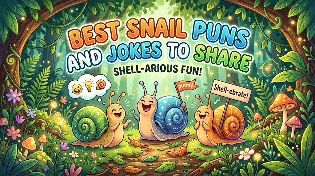 Best Snail Puns and Jokes to Share