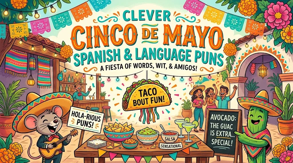 Clever Cinco de Mayo Spanish and Language Puns