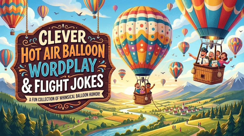 Clever Hot Air Balloon Wordplay and Flight Jokes